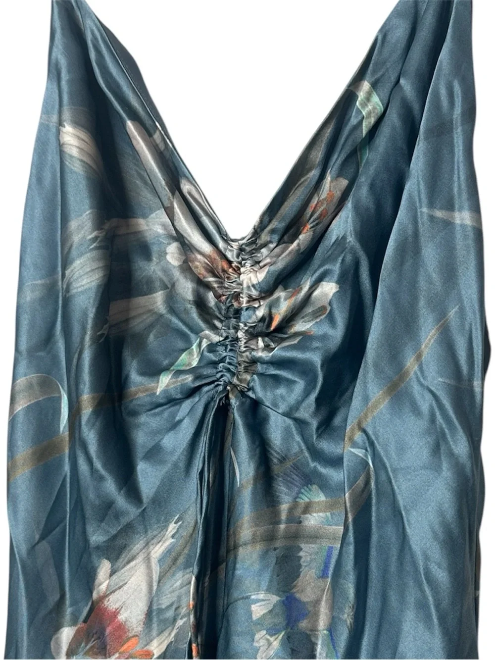 ALLSAINTS Alexia Kuroyuri Dress Blue US 2 - Picture 6 of 11
